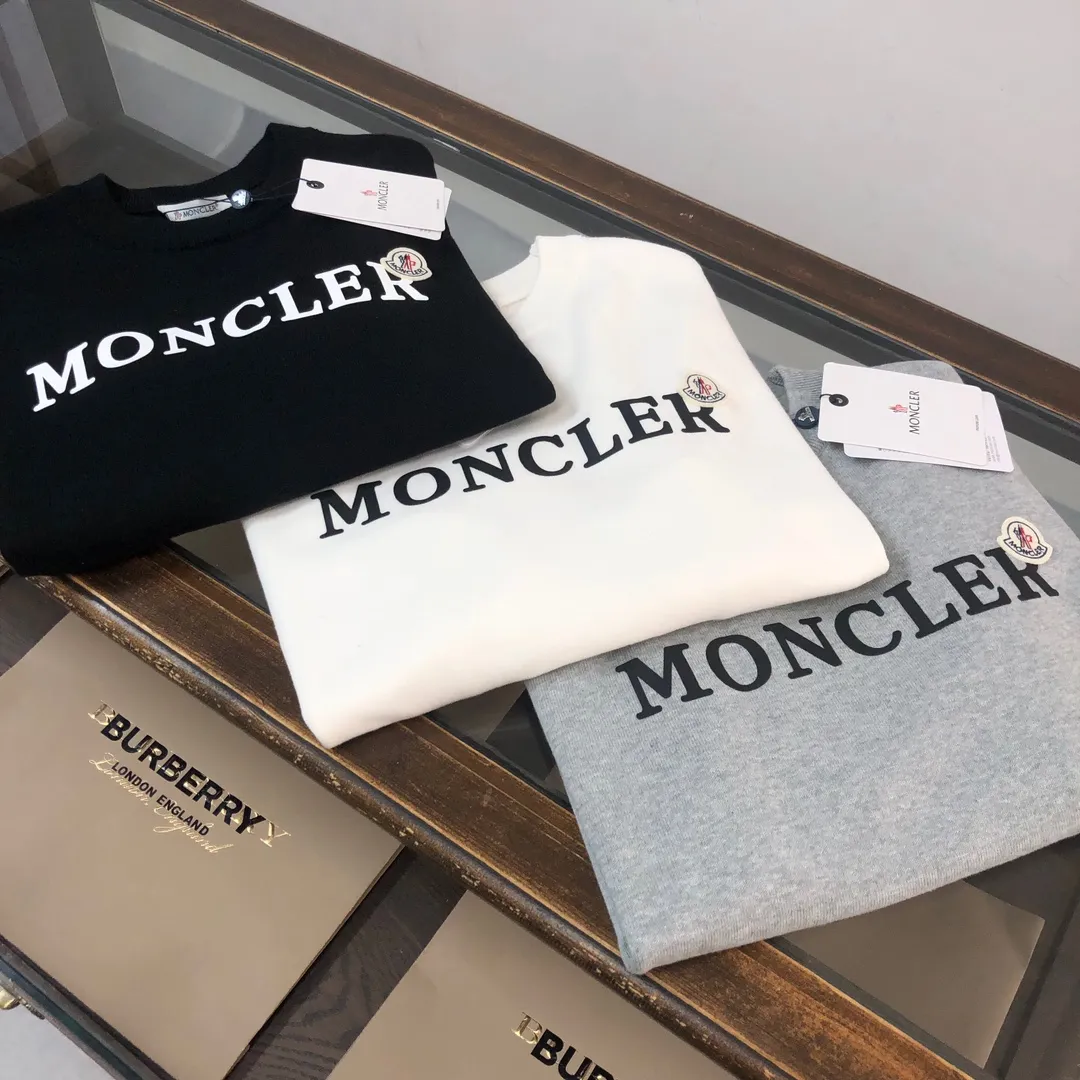 P115，MON*CLER 💥 New Arrival ～ Classic 。 ， ， ， ， ， 。 ， logo ， Versatile Hot Sale⚠️⚠️✨✨ ！ ！ ：Black White Gray Size：M L XL XXL 3XL